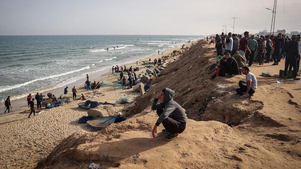 Strand im südlichen Gazastreifen.